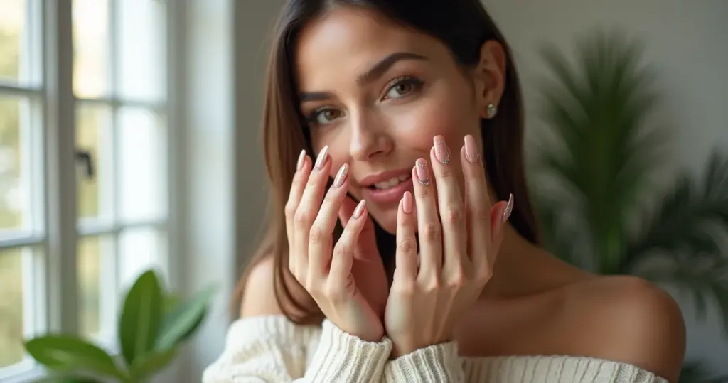 23 Ideias de Decoração de Unha Formato Almond que Alongam e Não Quebram