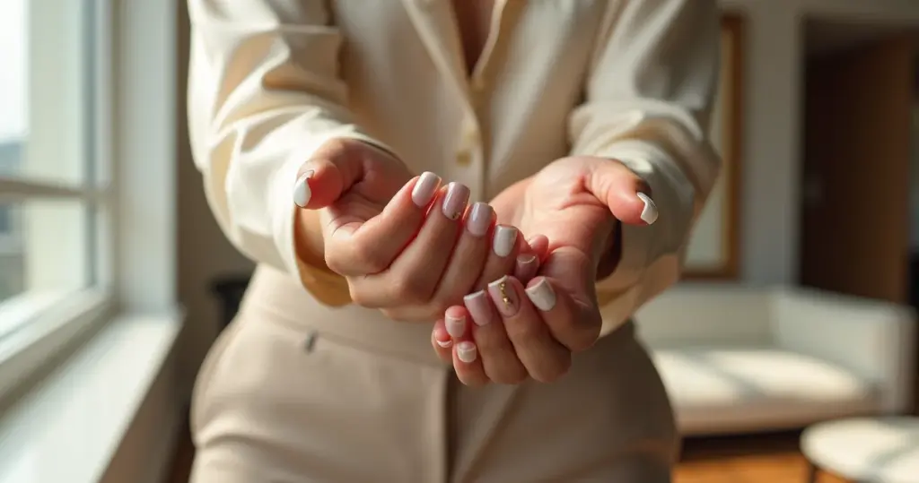 22 Ideias de Decoração de Unha Francesa que Viraram Luxo Discreto