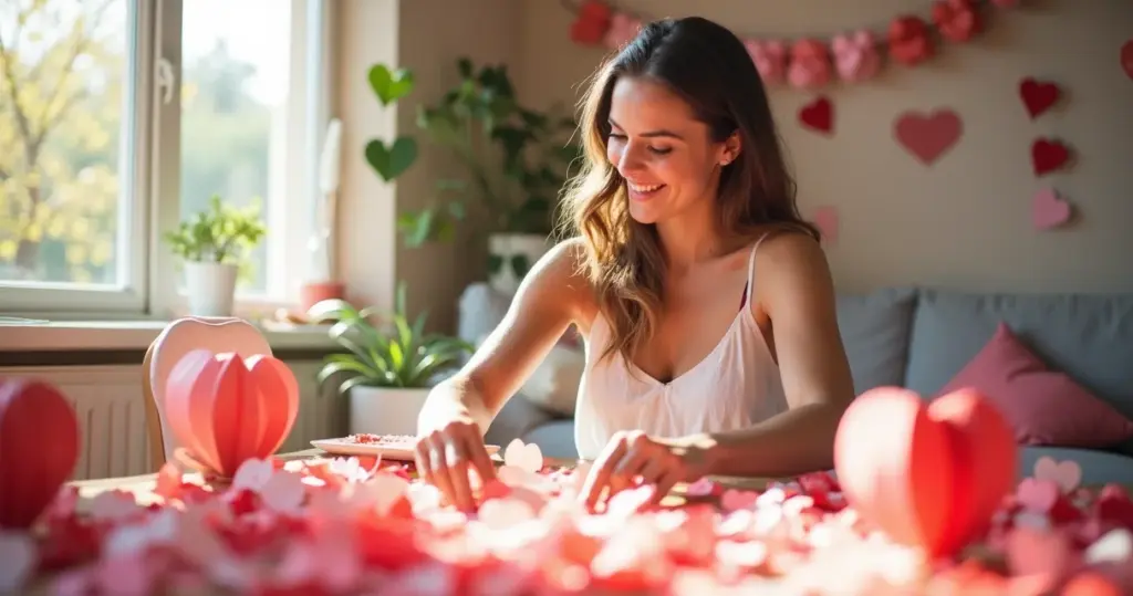 18 Ideias de Decoração Dia dos Namorados com Papel por Menos de R$ 50