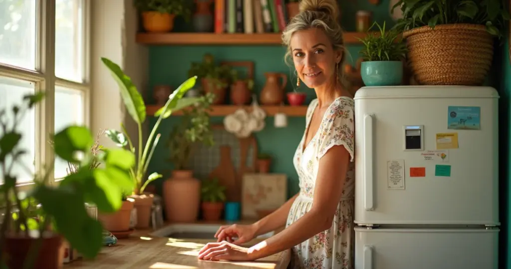 27 Ideias de decoração em cima da geladeira que não estragam seu eletrodoméstico