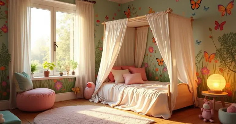 27 Ideias de Decoração Infantil Jardim das Borboletas que Contam uma História
