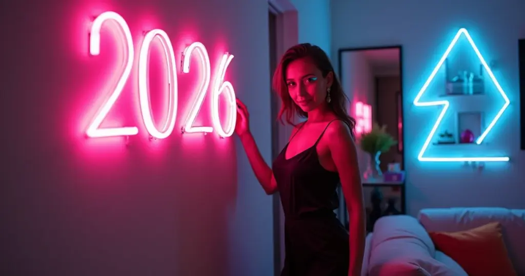 12 Ideias de Decoração Neon para Transformar Seu Espaço em 2026