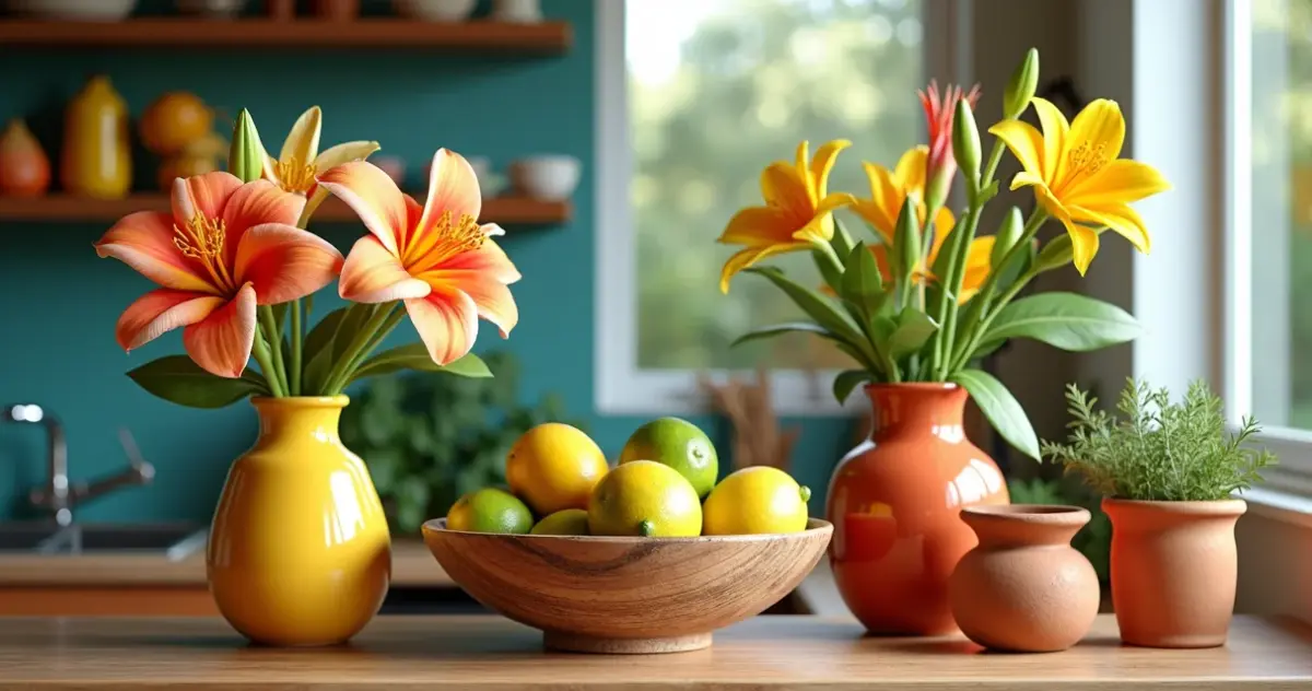 32 Ideias de Decoração para Bancada de Cozinha que Funcionam 32 Ideias de Decoração para Bancada de Cozinha que Funcionam