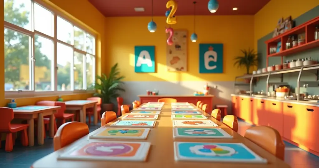 15 Ideias de Decoração para Refeitório de Creche que Ensinam Brincando