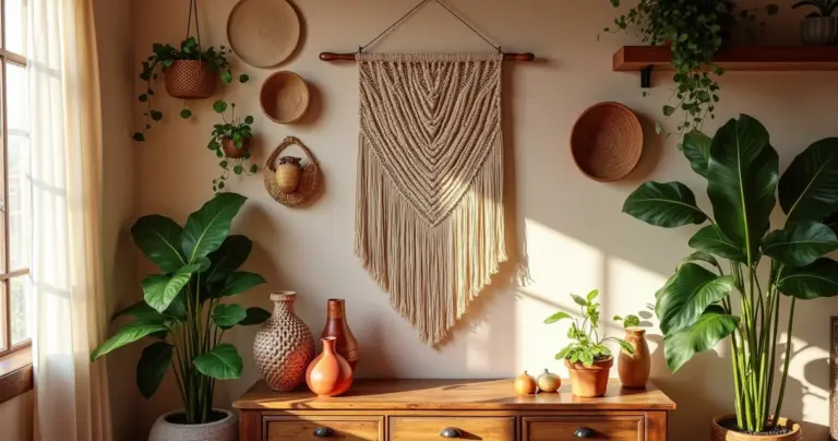 27 Ideias de Decoração Parede Boho Chic para Criar Seu Refúgio 27 Ideias de Decoração Parede Boho Chic para Criar Seu Refúgio