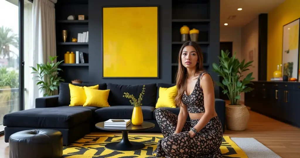 15 Ideias de Decoração Preto e Amarelo para Ambientes com Personalidade