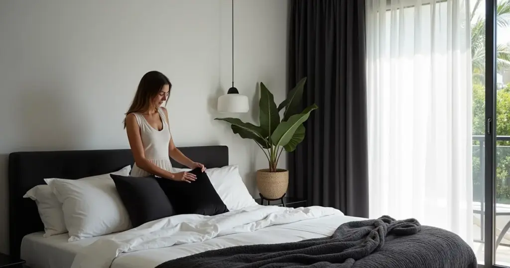 12 Ideias de Decoração Quarto Preto e Branco que Funcionam no Brasil