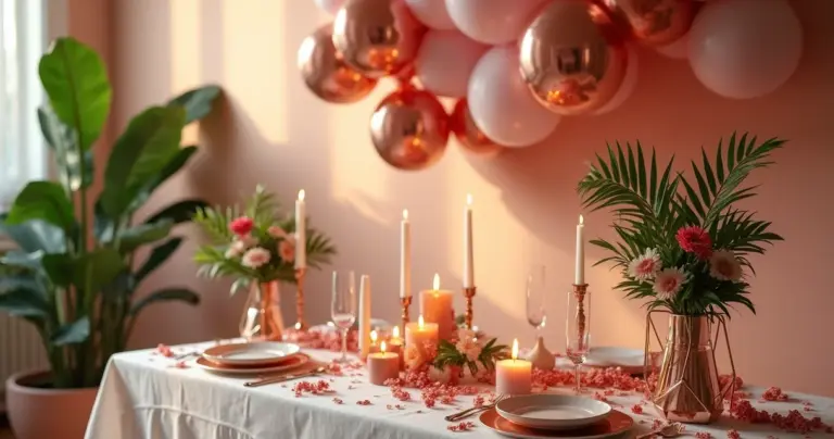 25+ Ideias de Decoração Rose Gold Festa: Transforme Seu Evento