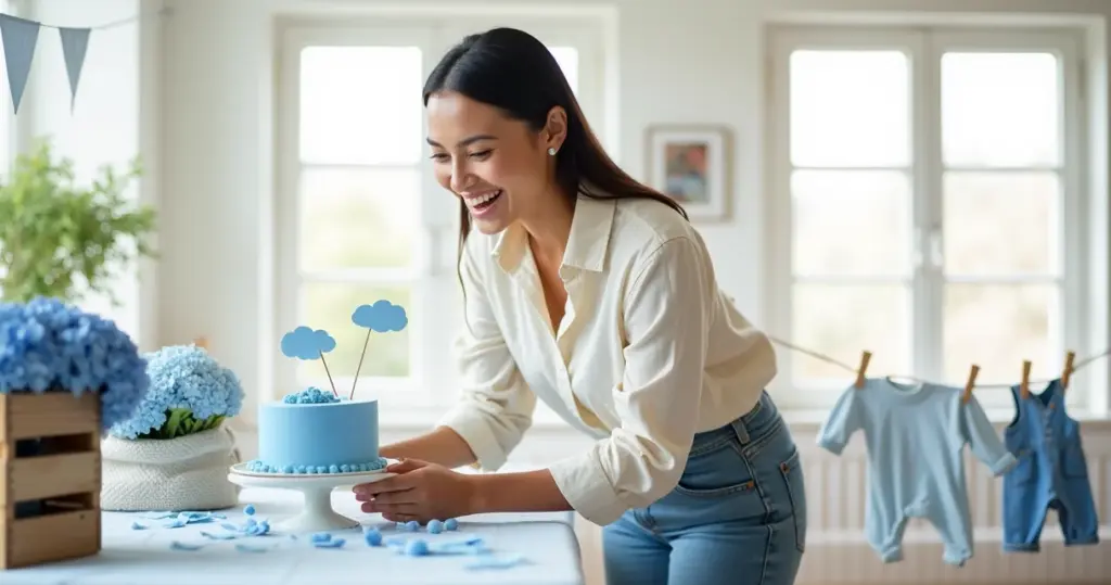 23 Ideias de Decoração Simples de Chá de Bebê Menino Que Economizam 60%