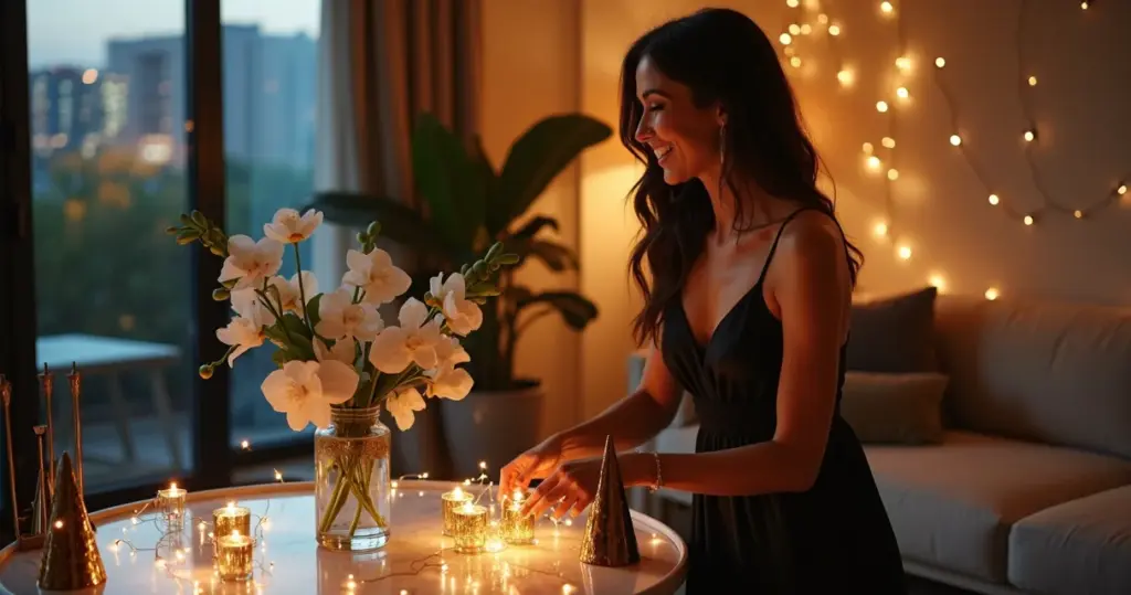 27 Ideias de Decoração Simples Réveillon: Elegante em 5 Minutos