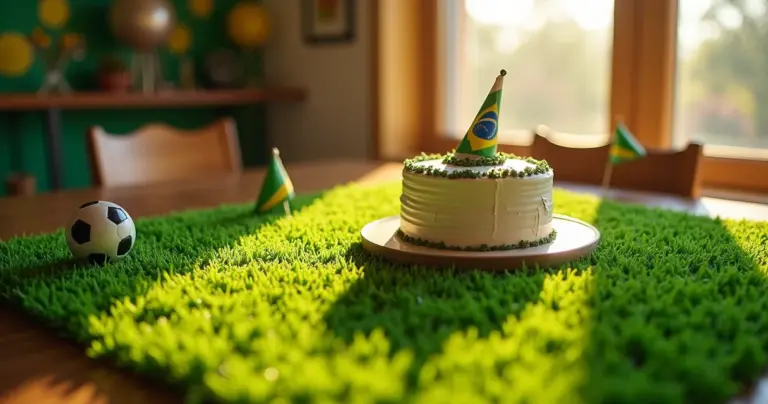 27 Ideias de Decoração Tema Futebol com Grama Sintética na Mesa 27 Ideias de Decoração Tema Futebol com Grama Sintética na Mesa