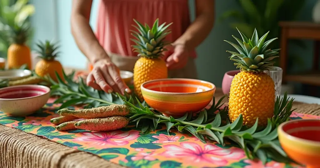28 Ideias de Festa Havaiana Decoração de Mesa que Transformam seu Evento
