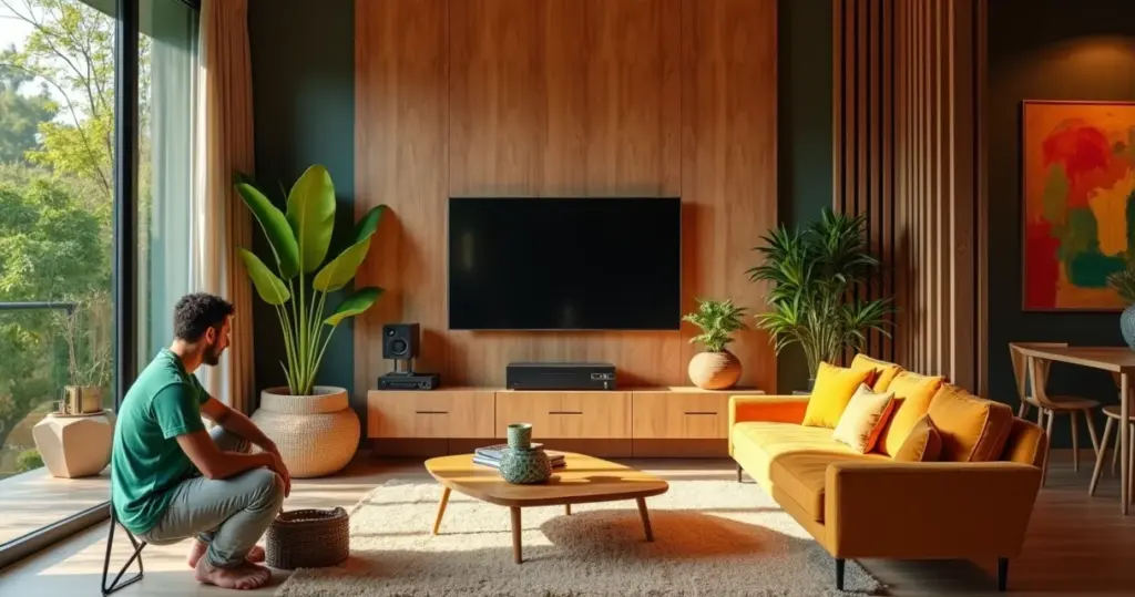 Ideias para esconder fios na parede sem quebrar nada