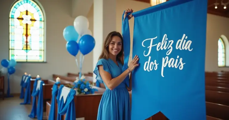 17 Ideias de Igreja Decoração Dia dos Pais Azul (Com Custo-Benefício)