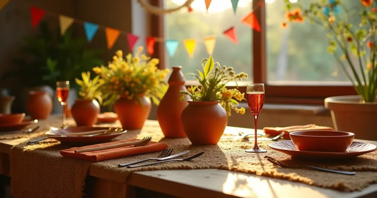 13 Ideias de Juta Decoração Mesa Festa Junina (Fácil e Barato!)