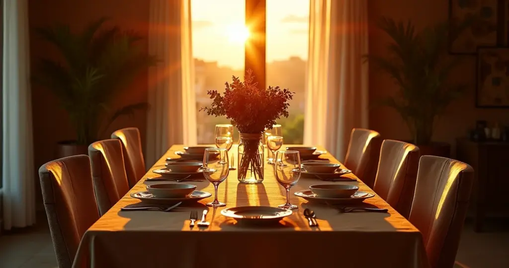 Medidas de uma mesa de 6 cadeiras: o segredo técnico que ninguém conta