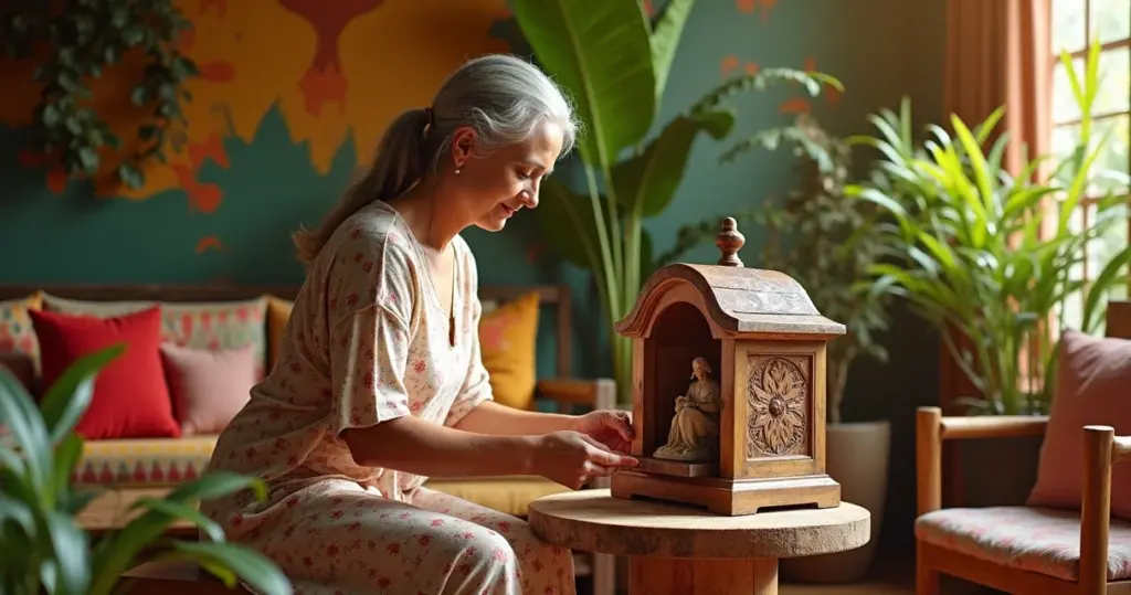 21 Ideias de Oratório de Madeira Para Criar Seu Santuário Pessoal