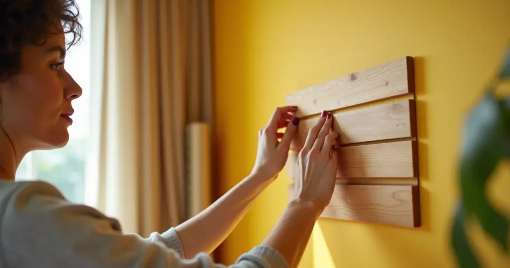 Painel ripado autocolante: transforme sua parede em 3 horas sem obra Painel ripado autocolante: transforme sua parede em 3 horas sem obra