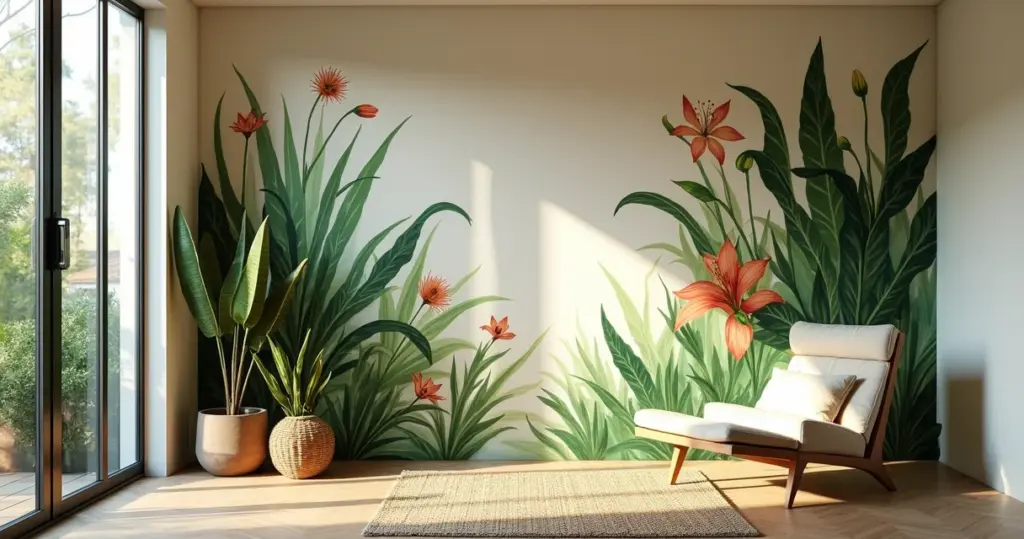 32 Ideias de Parede Desenhada para Transformar seu Cantinho