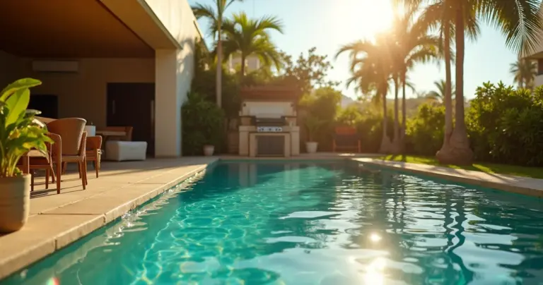 18 Ideias Práticas para Seu Projeto Área de Lazer com Piscina e Churrasqueira