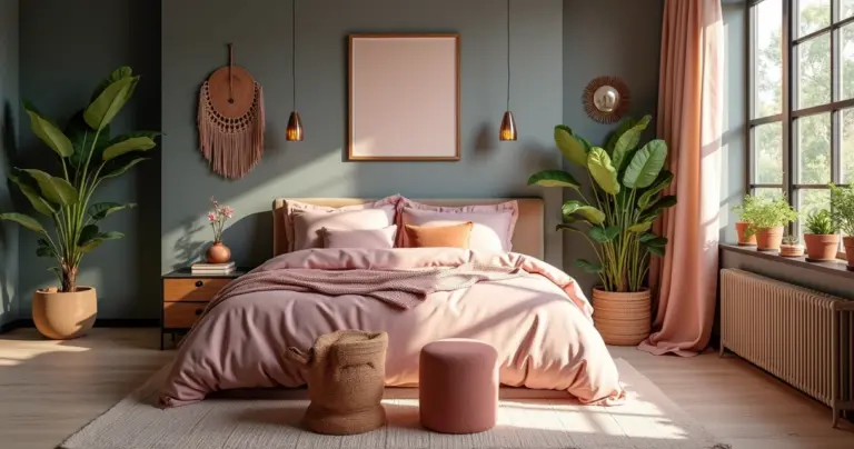 27 Ideias de Quarto Cinza e Rosa para Transformar Seu Espaço