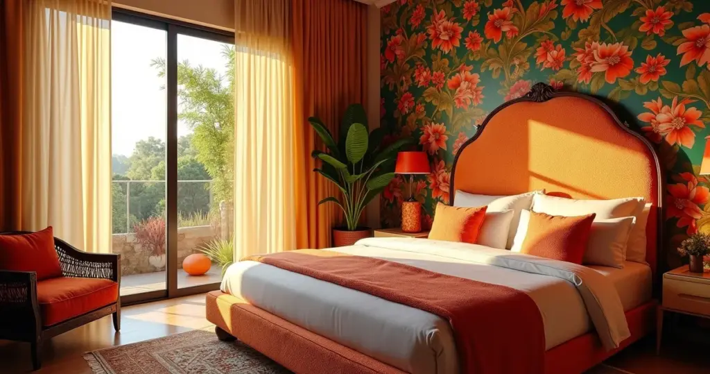 27 Ideias de Quarto de Casal com Papel de Parede na Cabeceira