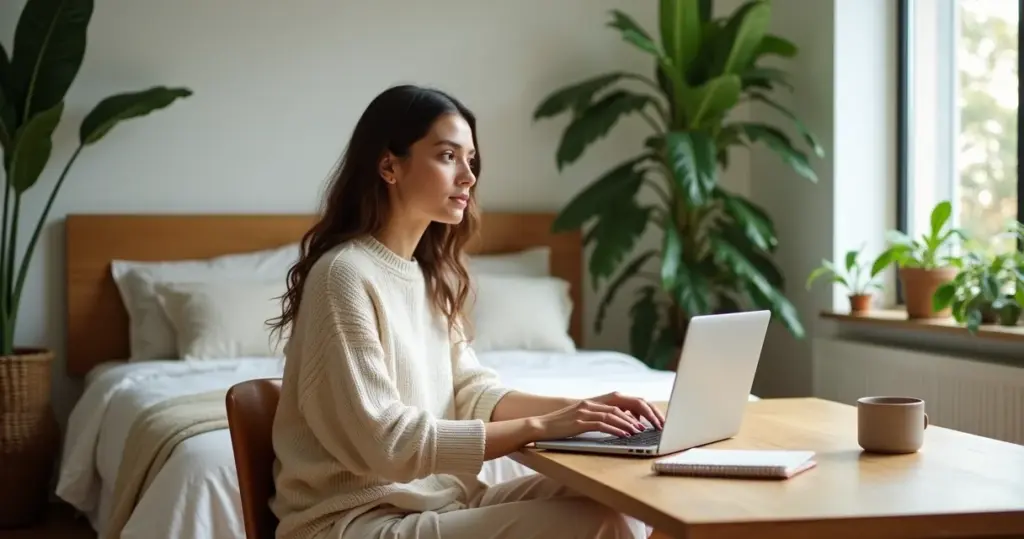 18 Ideias de Quarto Escritório Decoração que Separam Trabalho e Descanso