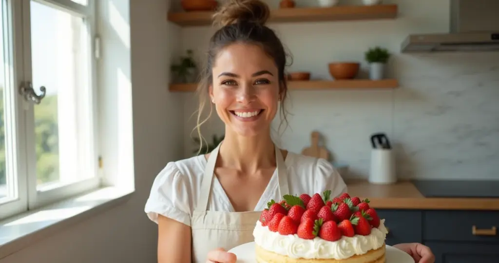 Torta de morango decoração: transforme sua sobremesa em arte em 1h30