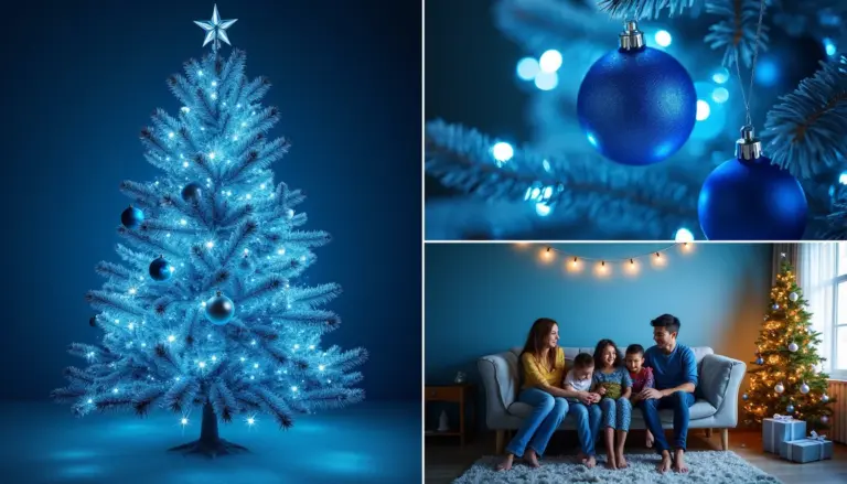 66 Ideias de Arvore de Natal Azul para Decorar com Estilo