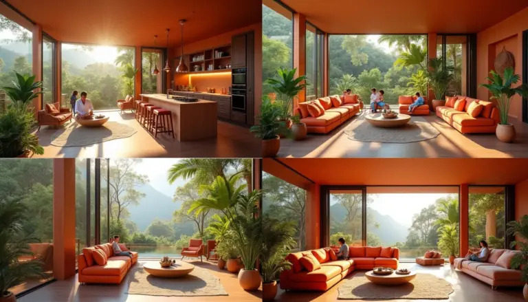 30 Ideias de Casa Com Sala e Cozinha Junto Para Ampliar Seu Espaço