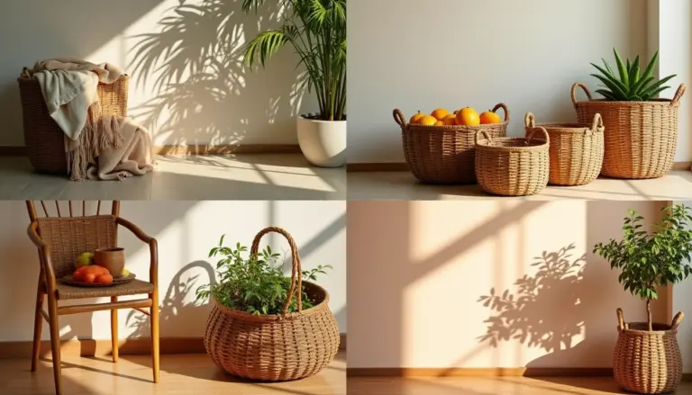 68 Ideias de Como Usar Cesta de Vime na Decoracao para Transformar sua Casa