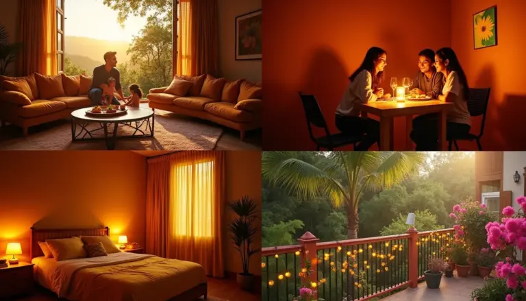 35 Ideias de Cor Quente para Decorar e Iluminar com Estilo