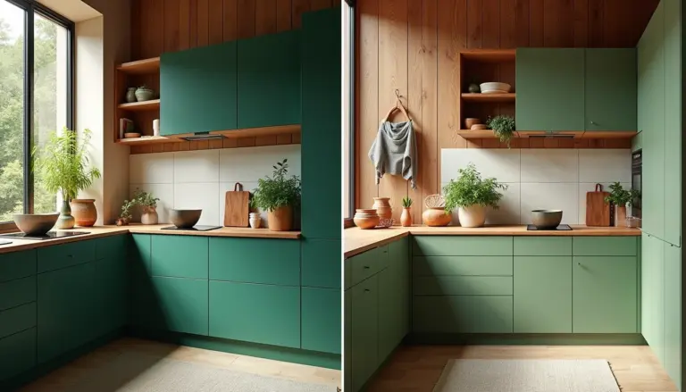 59 Ideias De Cozinha Verde E Madeira Para Transformar Seu Lar Em 2026