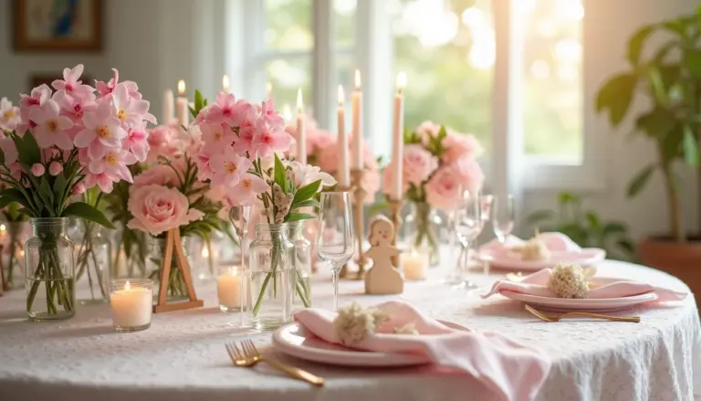 60 Ideias de Decoração de Batizado Simples Feminino e Barato
