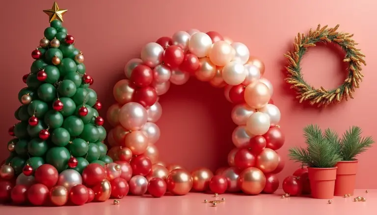 37 Ideias de Decoracao de Natal com Baloes para 2026