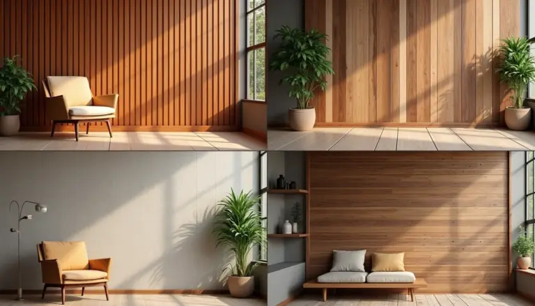 46 Ideias de Decoração de Parede de Sala com Madeira Para 2026