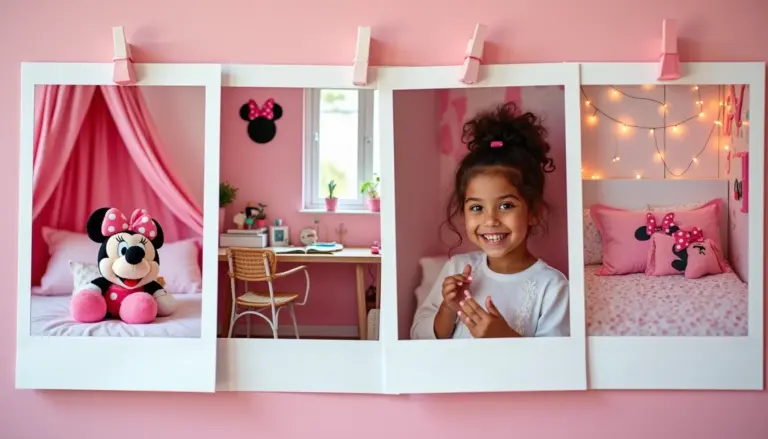 66 Ideias de Decoracao de Quarto da Minnie Baratas e Lindas