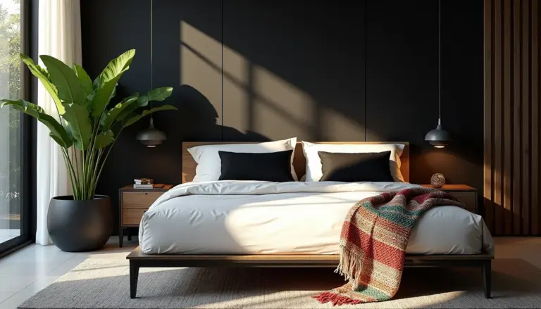 45 Ideias de Decoração de Quarto Preto e Branco para 2026 45 Ideias de Decoração de Quarto Preto e Branco para 2026