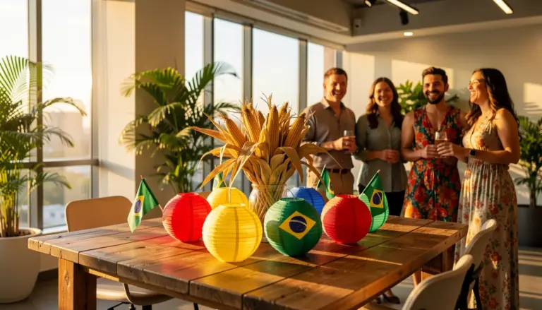 Decoração Junina Para Empresa: Ideias Baratas e Profissionais Decoração Junina Para Empresa: Ideias Baratas e Profissionais