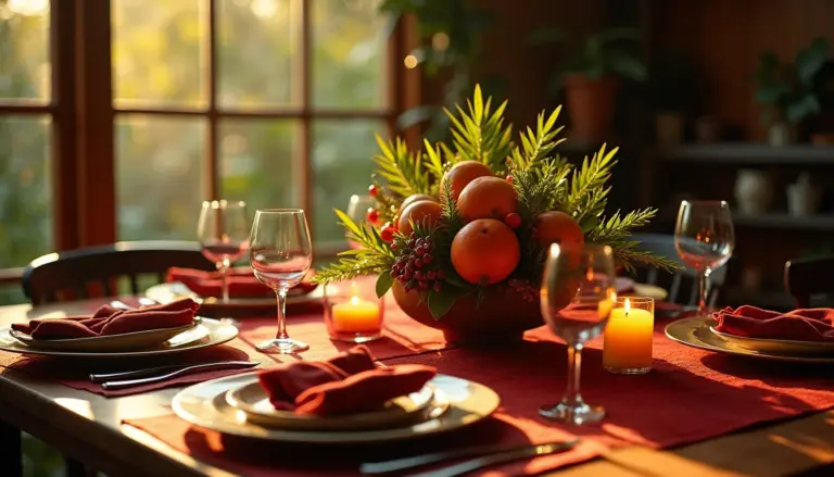 70 ideias de decoração mesa natal simples e barata