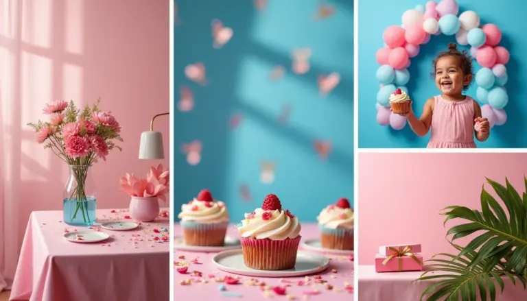 47 Ideias de Decoracao Rosa e Azul Aniversário para Festa Encantar