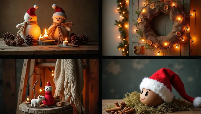 34 Ideias de Decoracao Rustica de Natal para Fazer em Casa 34 Ideias de Decoracao Rustica de Natal para Fazer em Casa
