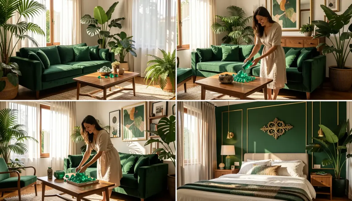 33 Ideias de Decoração Verde Esmeralda para Transformar Sua Casa em 2026