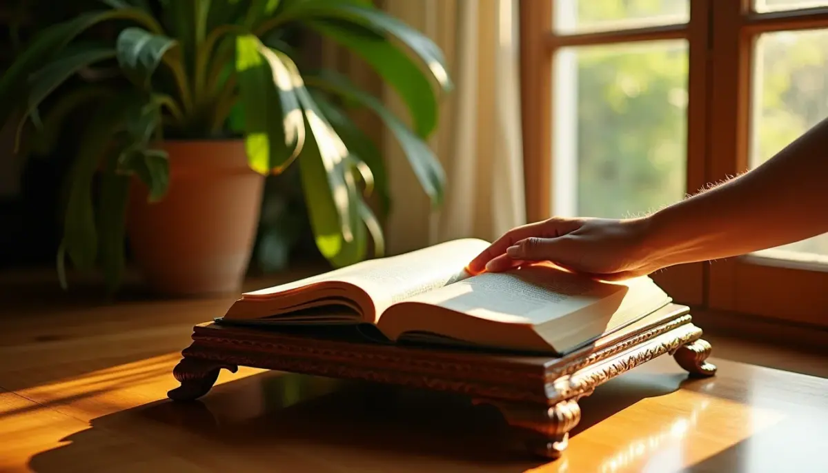 Genuflexório: o móvel que vira apoio para livros e plantas