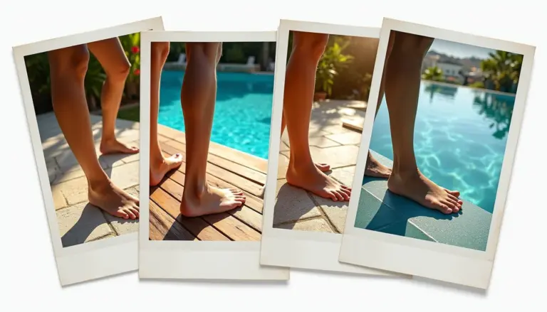 64 Ideias de Piso Para Piscina Que Unem Segurança e Estilo em 2026