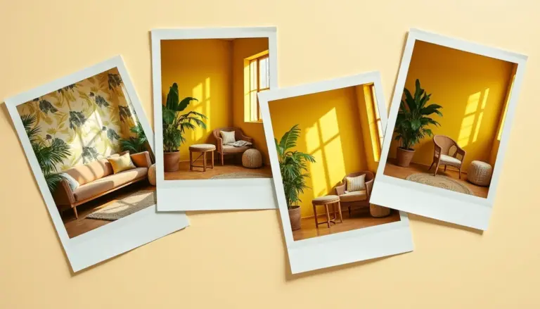 60 ideias de papel de parede amarelo para transformar sua casa
