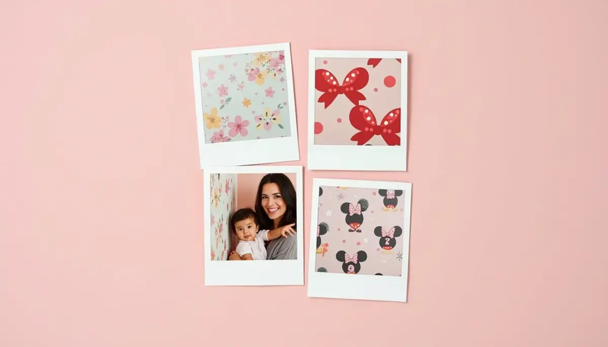 67 Ideias de Papel de Parede da Minnie para Quarto Infantil