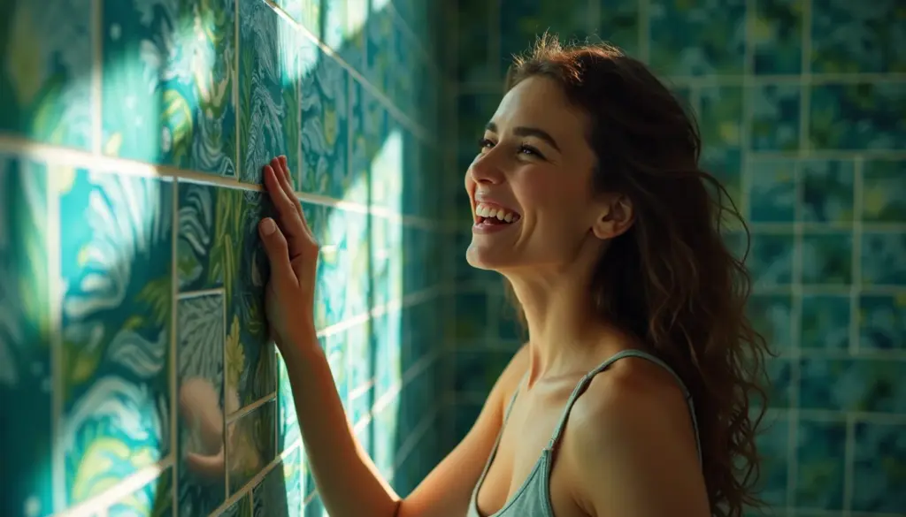 55 Ideias de Papel de Parede para Azulejo sem Quebrar Nada