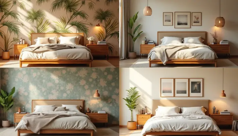 40 Ideias de Papel de Parede para Quarto Casal que Transformam o Ambiente 40 Ideias de Papel de Parede para Quarto Casal que Transformam o Ambiente