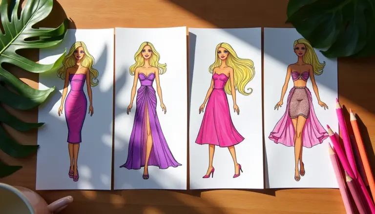 63 Ideias Para Colorir Barbie: Desenhos Grátis em PDF